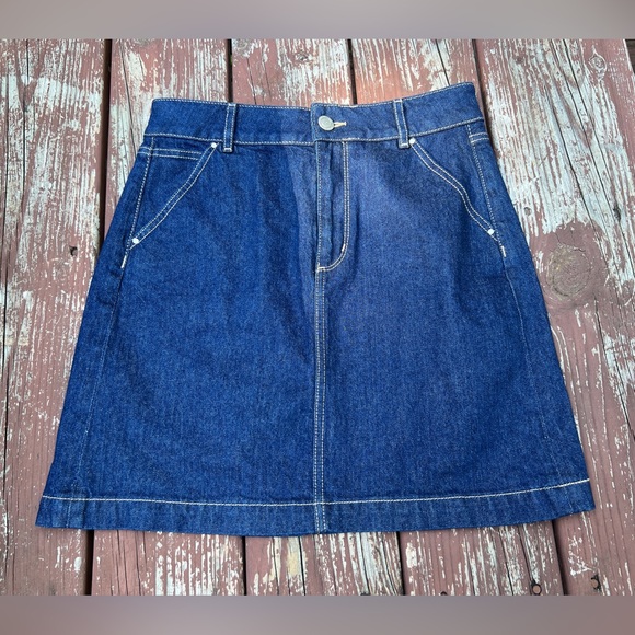 Loft Outlet Women’s Summer Casual Short Blue Denim Jean Skirt, MSRP: $64|Size:0 - Picture 1 of 16
